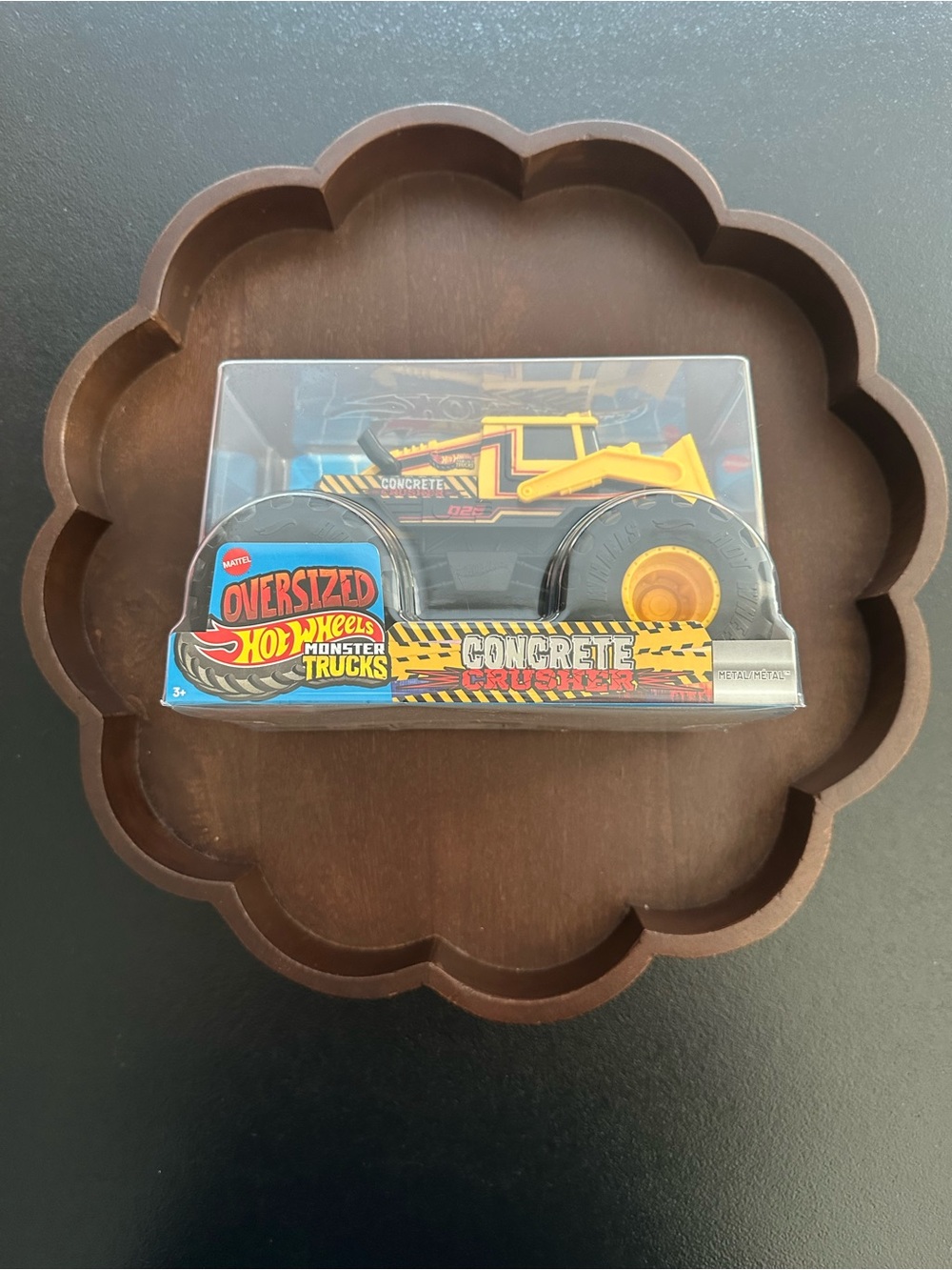 Oversized Hot Wheels Concrete Crusher Monster Truck